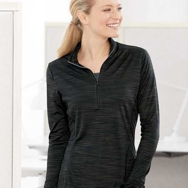 Women's Lightweight Mélange Quarter-Zip Pullover Thumbnail