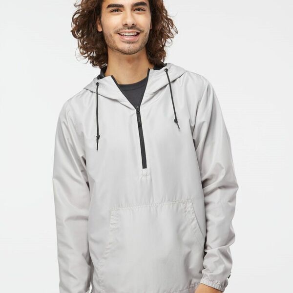 Unisex Lightweight Quarter-Zip Windbreaker Pullover Jacket Thumbnail