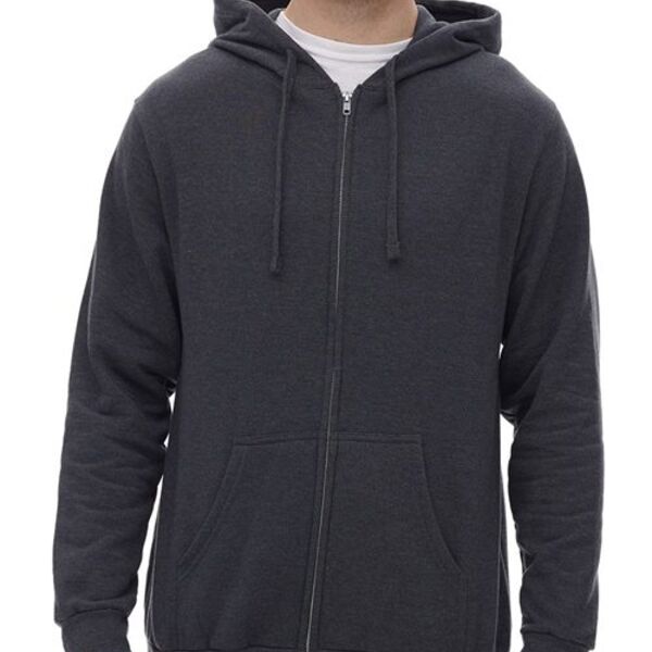 M&O - Unisex Zipper Fleece Hoodie Thumbnail