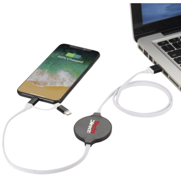 Gamma Wireless Charging Pad with 3-in-1 Cable Thumbnail