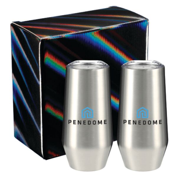 Cru Champagne Flute 9oz 2 in 1 Gift Set Thumbnail